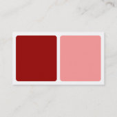 Panels - Klein, Warm Roze en Wit Visitekaartje (Achterkant)