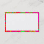 Panels - kleurrijke Abstracte circuits Visitekaartje (Achterkant)