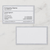 Panels - korrelig papier LT grijs Visitekaartje (Voorkant / Achterkant)