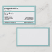Panels - LT Blue Green Visitekaartje (Voorkant / Achterkant)