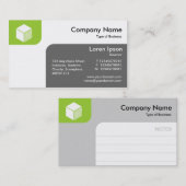 Panels - Martian Green en Grey Visitekaartje (Voorkant / Achterkant)