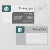 Panels - Moss Green en Grey Visitekaartje (Voorkant / Achterkant)