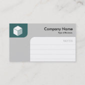 Panels - Moss Green en Grey Visitekaartje (Achterkant)