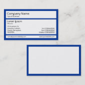 Panels - Navy Blue Visitekaartje (Voorkant / Achterkant)