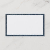 Panels - Oude Blauwe Jeans Visitekaartje (Achterkant)