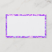 Panels - Paars plasma Visitekaartje (Achterkant)