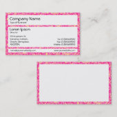 Panels - Roze impressionisme Visitekaartje (Voorkant / Achterkant)