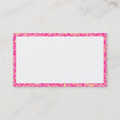 Panels - Roze impressionisme Visitekaartje (Achterkant)