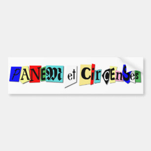 Panem- en cirkels bumpersticker