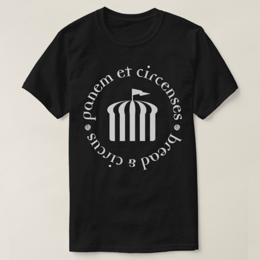 Panem et Circenses Premium  T-shirt (Design voorkant)