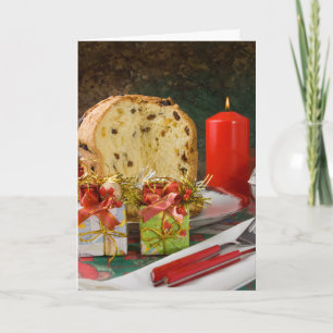 Panettone Christmas-Wenskaart Feestdagen Kaart