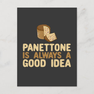 Panettone is altijd een goed idee briefkaart