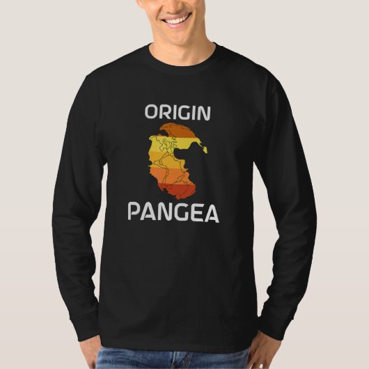 Pangaea Origin Pangea Geology World Freedom T-shirt (Voorkant)