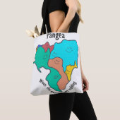 Pangea Continenten Knuffelen Multicolor Tote Bag (Dichtbij)