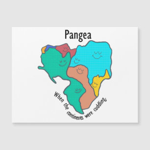 Pangea Continents Cuddling Multicolor