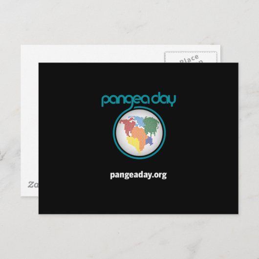Pangea Day Briefkaart (Voorkant / Achterkant)