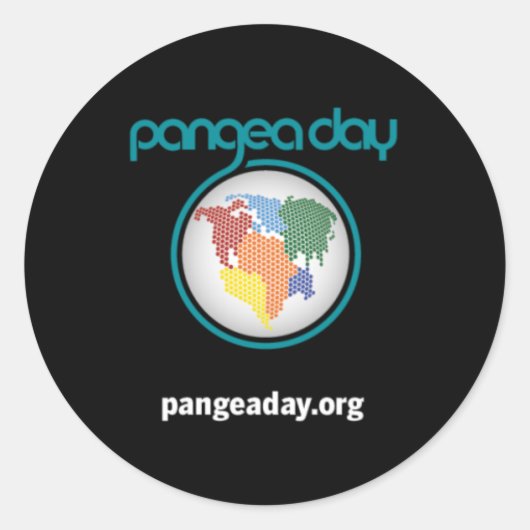 Pangea Day Stickers (Voorkant)