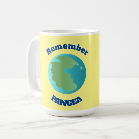 Pangea herinneren koffiemok (Voorkant links)