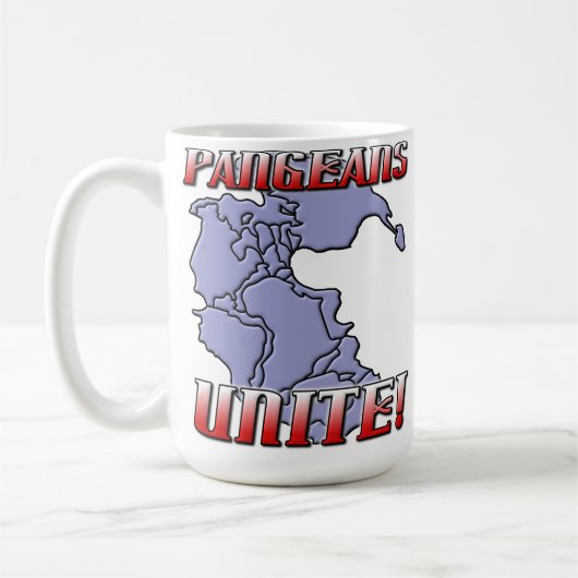 Pangea Verenig Geografie Mok (Links)