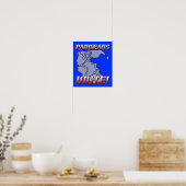 Pangea Verenigt Geografie Poster (Keuken)