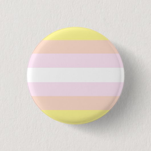 Pangender Flag Badge Ronde Button 3,2 Cm (Voorkant)