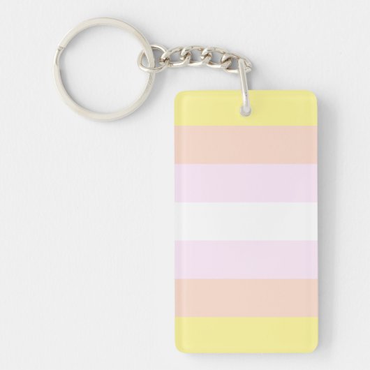 Pangender Pride Flag Sleutelhanger (Voorkant)
