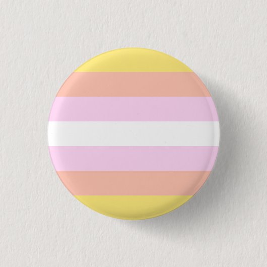 Pangender-vlagkenteken Ronde Button 3,2 Cm (Voorkant)
