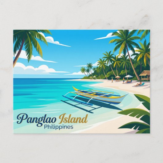Panglao-eiland Filipijnen Briefkaart (Voorkant)