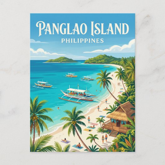 Panglao-eiland Filipijnen Briefkaart (Voorkant)