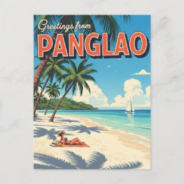 Panglao Island Philippines Travel Briefkaart