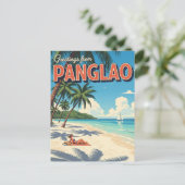 Panglao Island Philippines Travel Briefkaart (Staand voorkant)
