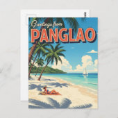 Panglao Island Philippines Travel Briefkaart (Voorkant / Achterkant)