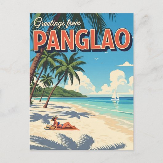Panglao Island Philippines Travel Briefkaart (Voorkant)