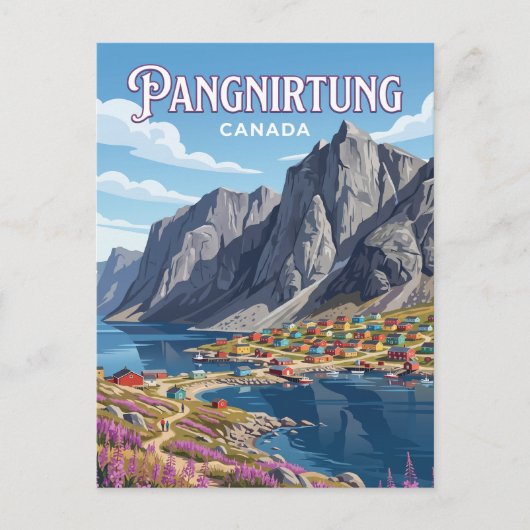 Pangnirtung Canada Briefkaart (Voorkant)