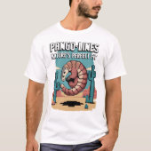 Pango-Lines – Pixel Art Pangolin Natuur T-shirt (Voorkant)