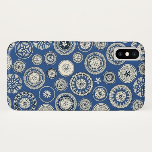 pango navy Case-Mate iPhone case (Achterkant (horizontaal))