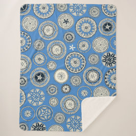 pangoblauw sherpa deken