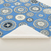 pangoblauw sherpa deken (3/4)