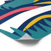 Pangolin Art Poster (Paarse) (Hoek)