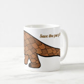 Pangolin bedreigde soorten koffiemok (Voorkant rechts)