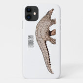 Pangolin-cartoonillustratie Case-Mate iPhone Case (Achterkant)