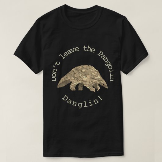 Pangolin Cute Endangered Species Animal Activist T-shirt (Design voorkant)