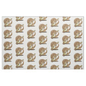 Pangolin die een mandolin speelt stof (Fat Quarter)