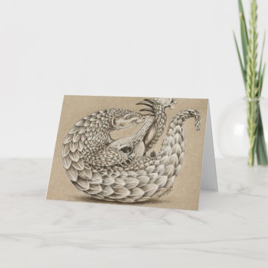 Pangolin door TACS wenskaart Kaart (Voorkant)