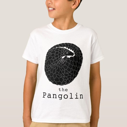 Pangolin Endangered Species Animal Wildlife Art T-shirt (Voorkant)