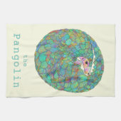 Pangolin Endangered Species Animal Wildlife Green Theedoek (Horizontaal)