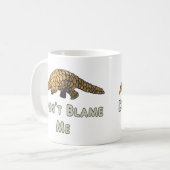 Pangolin geef me niet de schuld koffiemok (Voorkant links)