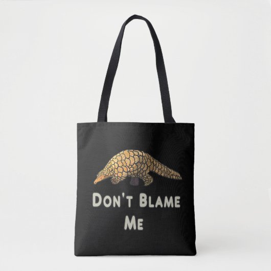 Pangolin geef me niet de schuld tote bag (Voorkant)