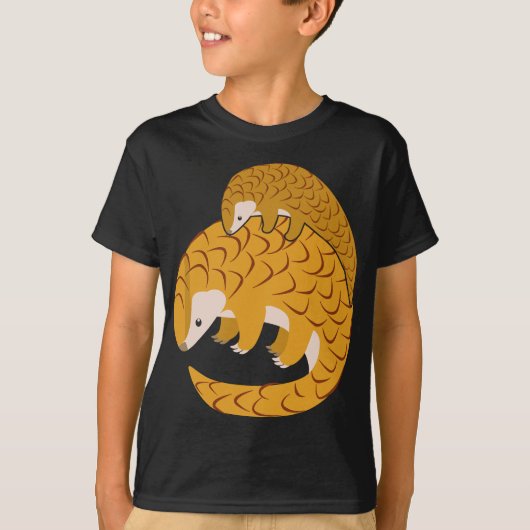 Pangolin Grappige Moeder En Familie Matching T-shirt (Voorkant)