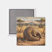 Pangolin in het Kruger National Park in Zuid-Afrik Magneet (Voorkant / Achterkant)